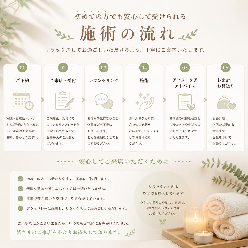 施術の流れ