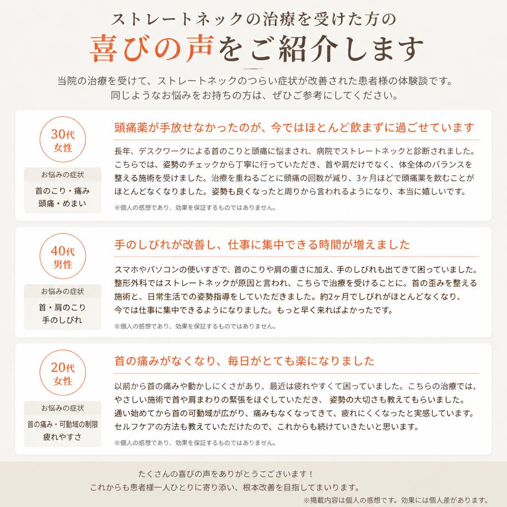 患者様の声