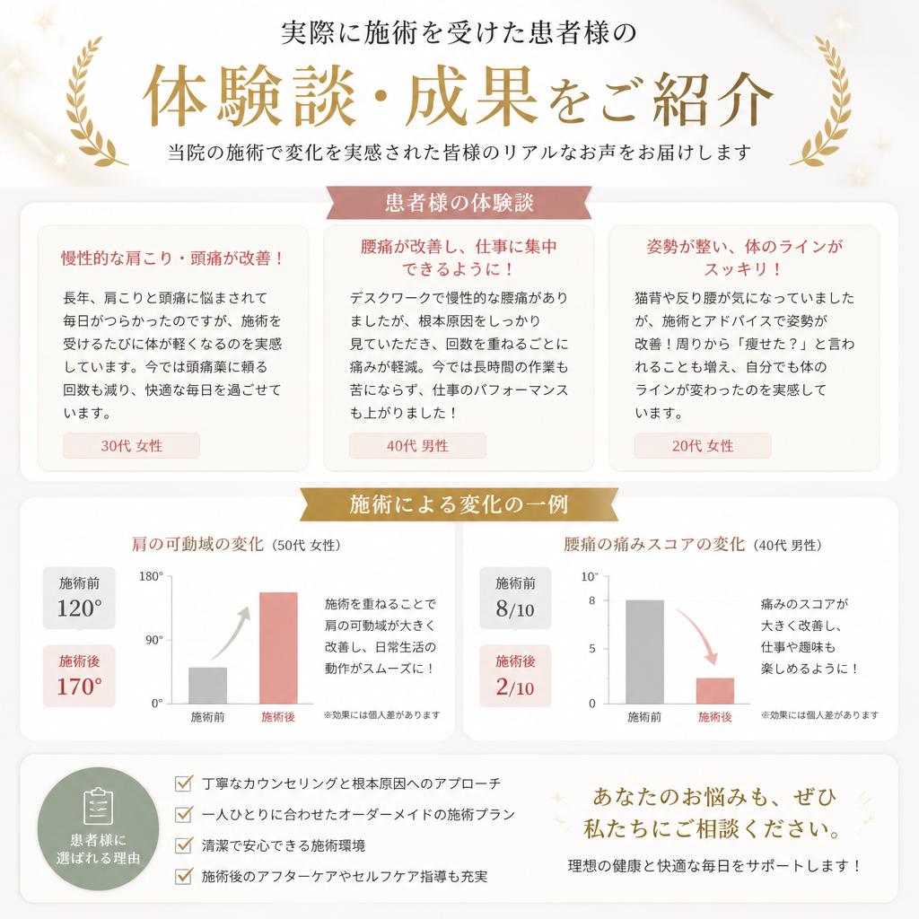 患者様の声・実績紹介