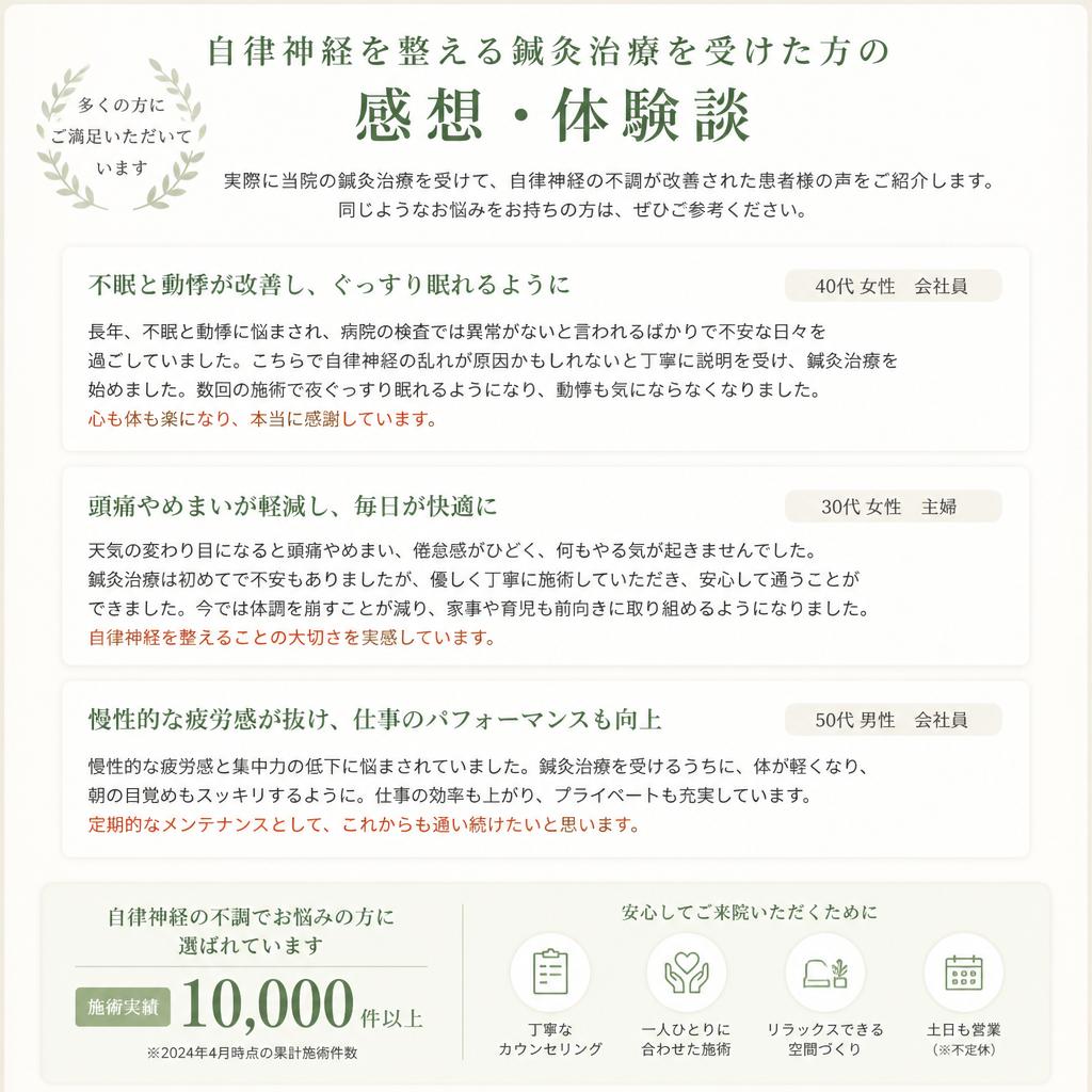 患者様の声