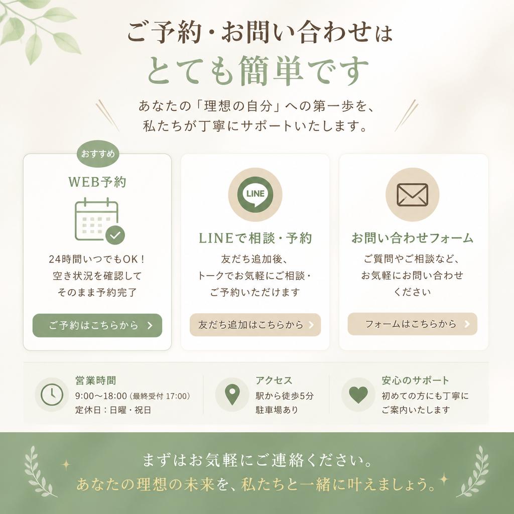 今すぐ予約・お問い合わせ